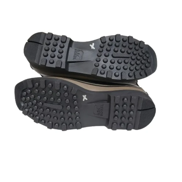 Sorel Men's Caribou Storm Boots Waterproof Black Brown Rain Snow Leather Laceup - Picture 13 of 14